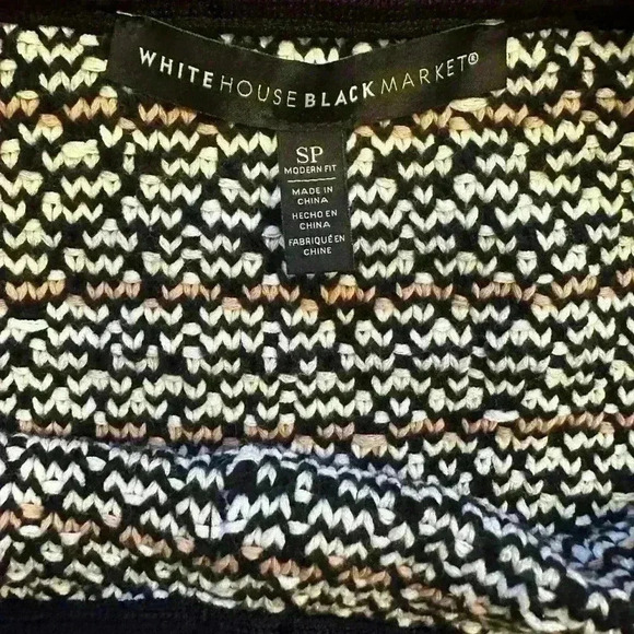 White House Black Market Iconic Sweater Skirt Size Petite Small - Picture 8 of 9